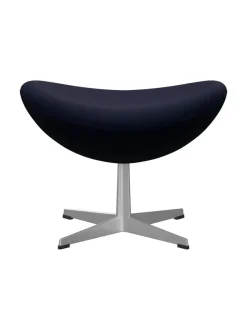 Fritz Hansen Skamler|Fodskamler<3127 Fodskammel til Ægget af Arne Jacobsen læder
