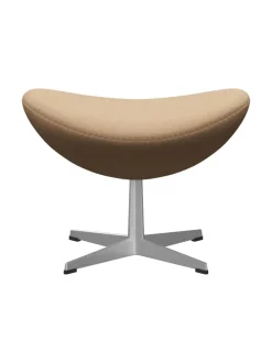 Fritz Hansen Skamler|Fodskamler<3127 Fodskammel til Ægget af Arne Jacobsen læder