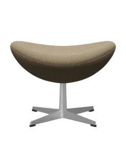 Fritz Hansen Skamler|Fodskamler<3127 Fodskammel til Ægget af Arne Jacobsen læder