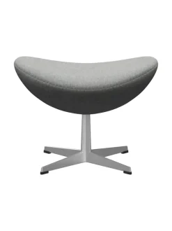 Fritz Hansen Skamler|Fodskamler<3127 Fodskammel til Ægget af Arne Jacobsen læder