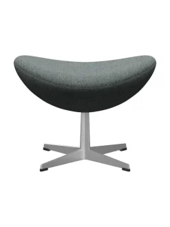 Fritz Hansen Skamler|Fodskamler<3127 Fodskammel til Ægget af Arne Jacobsen læder