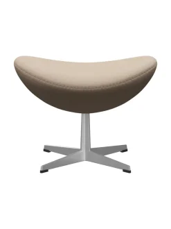 Fritz Hansen Skamler|Fodskamler<3127 Fodskammel til Ægget af Arne Jacobsen læder
