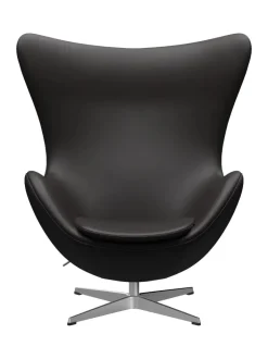 Fritz Hansen Loungestole|Lænestole<3316 Ægget af Arne Jacobsen læder