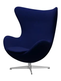 Fritz Hansen Loungestole|Lænestole<3316 Ægget af Arne Jacobsen læder