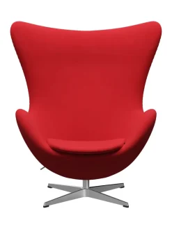 Fritz Hansen Loungestole|Lænestole<3316 Ægget af Arne Jacobsen læder