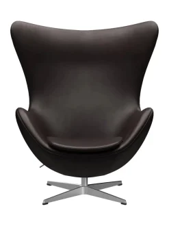 Fritz Hansen Loungestole|Lænestole<3316 Ægget af Arne Jacobsen læder