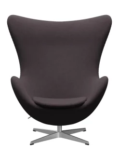 Fritz Hansen Loungestole|Lænestole<3316 Ægget af Arne Jacobsen læder