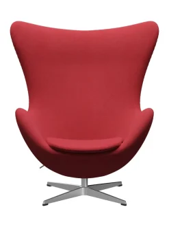 Fritz Hansen Loungestole|Lænestole<3316 Ægget af Arne Jacobsen læder