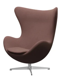 Fritz Hansen Loungestole|Lænestole<3316 Ægget af Arne Jacobsen læder