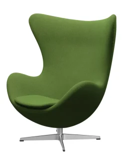 Fritz Hansen Loungestole|Lænestole<3316 Ægget af Arne Jacobsen læder