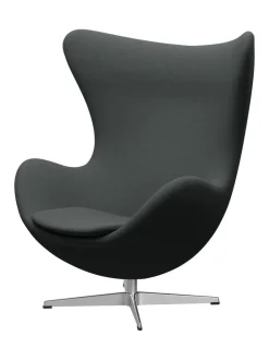 Fritz Hansen Loungestole|Lænestole<3316 Ægget af Arne Jacobsen læder