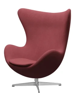 Fritz Hansen Loungestole|Lænestole<3316 Ægget af Arne Jacobsen læder