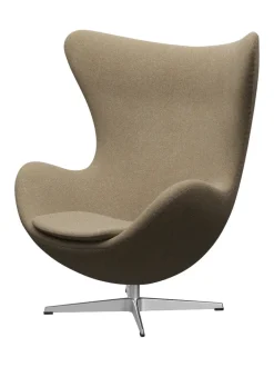 Fritz Hansen Loungestole|Lænestole<3316 Ægget af Arne Jacobsen læder