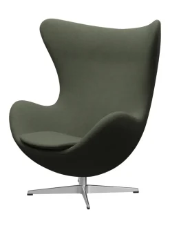 Fritz Hansen Loungestole|Lænestole<3316 Ægget af Arne Jacobsen læder