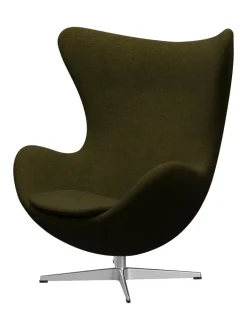 Fritz Hansen Loungestole|Lænestole<3316 Ægget af Arne Jacobsen læder