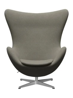 Fritz Hansen Loungestole|Lænestole<3316 Ægget af Arne Jacobsen læder