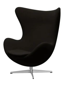 Fritz Hansen Loungestole|Lænestole<3316 Ægget af Arne Jacobsen læder