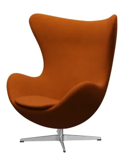 Fritz Hansen Loungestole|Lænestole<3316 Ægget af Arne Jacobsen læder