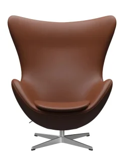 Fritz Hansen Loungestole|Lænestole<3316 Ægget af Arne Jacobsen læder