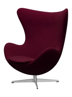 Fritz Hansen Loungestole|Lænestole<3316 Ægget af Arne Jacobsen læder