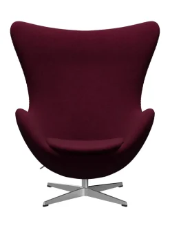 Fritz Hansen Loungestole|Lænestole<3316 Ægget af Arne Jacobsen læder