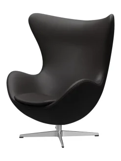 Fritz Hansen Loungestole|Lænestole<3316 Ægget af Arne Jacobsen læder
