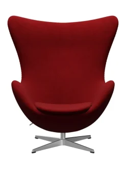 Fritz Hansen Loungestole|Lænestole<3316 Ægget af Arne Jacobsen læder
