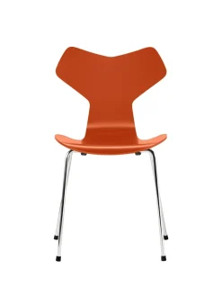 Fritz Hansen Spisebordsstole<3130 Grand Prix stol lakeret af Arne Jacobsen