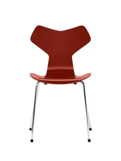 Fritz Hansen Spisebordsstole<3130 Grand Prix stol lakeret af Arne Jacobsen