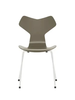 Fritz Hansen Spisebordsstole<3130 Grand Prix stol lakeret af Arne Jacobsen