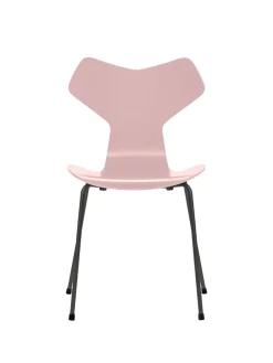 Fritz Hansen Spisebordsstole<3130 Grand Prix stol lakeret af Arne Jacobsen