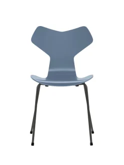 Fritz Hansen Spisebordsstole<3130 Grand Prix stol lakeret af Arne Jacobsen