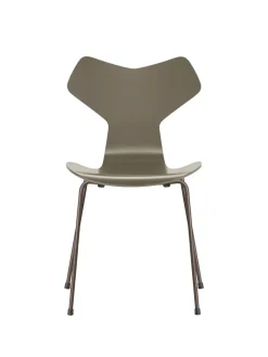 Fritz Hansen Spisebordsstole<3130 Grand Prix stol lakeret af Arne Jacobsen