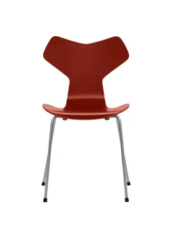 Fritz Hansen Spisebordsstole<3130 Grand Prix stol lakeret af Arne Jacobsen