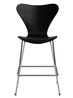 Fritz Hansen Barstole<3187 Lav Barstol af Arne Jacobsen