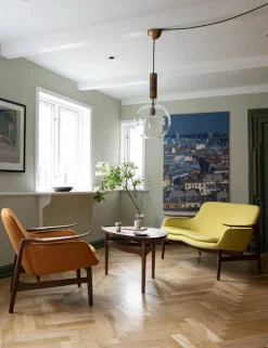 House of Finn Juhl Lænestole<53 Lænestol, eg klar olie af Finn Juhl