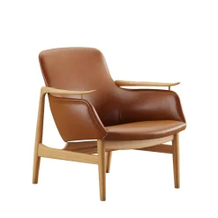 House of Finn Juhl Lænestole<53 Lænestol, eg klar olie af Finn Juhl