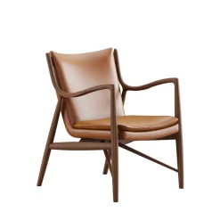 House of Finn Juhl Loungestole|Lænestole<45 Lænestol, eg klar olie af Finn Juhl