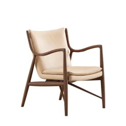 House of Finn Juhl Loungestole|Lænestole<45 Lænestol, eg klar olie af Finn Juhl