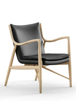 House of Finn Juhl Loungestole|Lænestole<45 Lænestol, eg klar olie af Finn Juhl