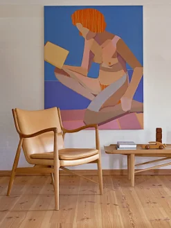 House of Finn Juhl Loungestole|Lænestole<45 Lænestol, eg olie af Finn Juhl