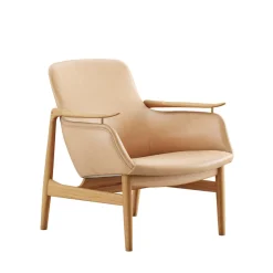 House of Finn Juhl Lænestole<53 Lænestol, eg olie af Finn Juhl