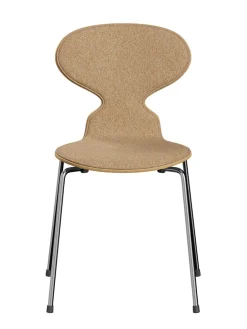 Fritz Hansen Spisebordsstole<3101 Myren Stol, forsidepolstret af Arne Jacobsen