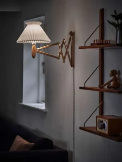 Le Klint Væglamper|Spots<224-6 Sax Væglampe Jubilæumsudgave, smoked oak fra