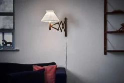 Le Klint Væglamper|Spots<224-6 Sax Væglampe Jubilæumsudgave, smoked oak fra