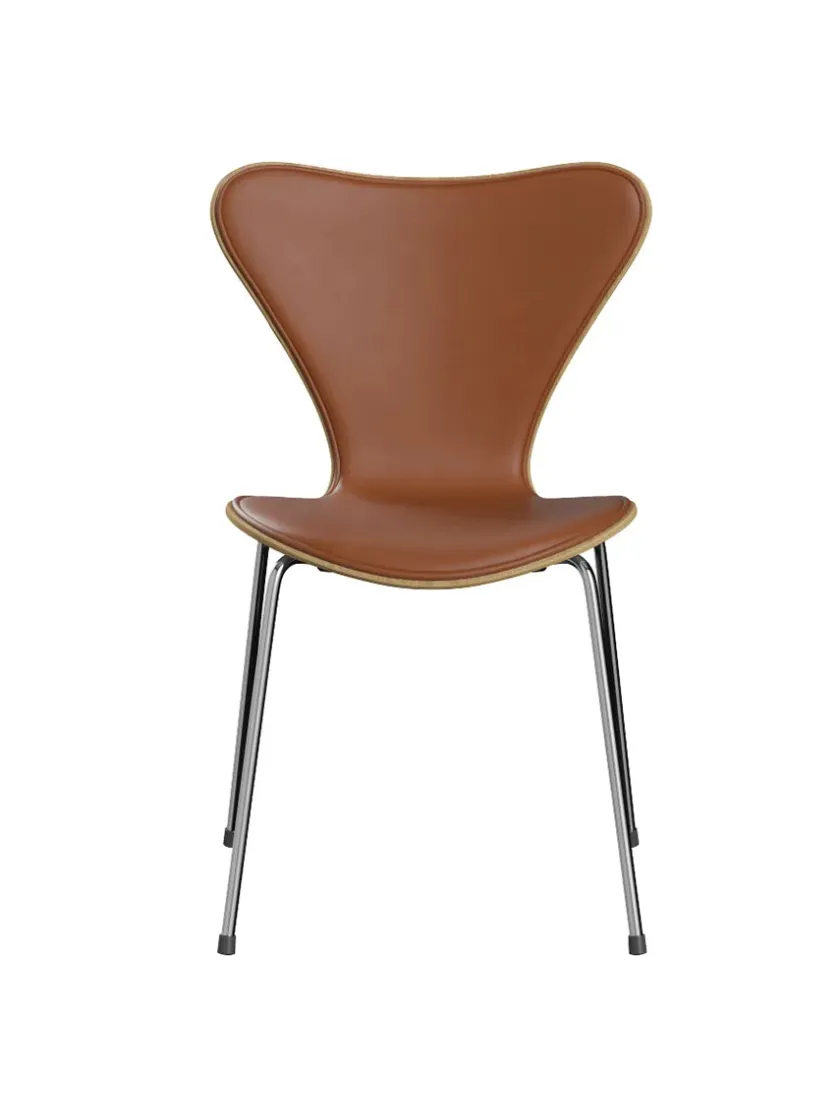 Fritz Hansen Spisebordsstole<3107 Serie 7 Stol, forsidepolstret af Arne Jacobsen