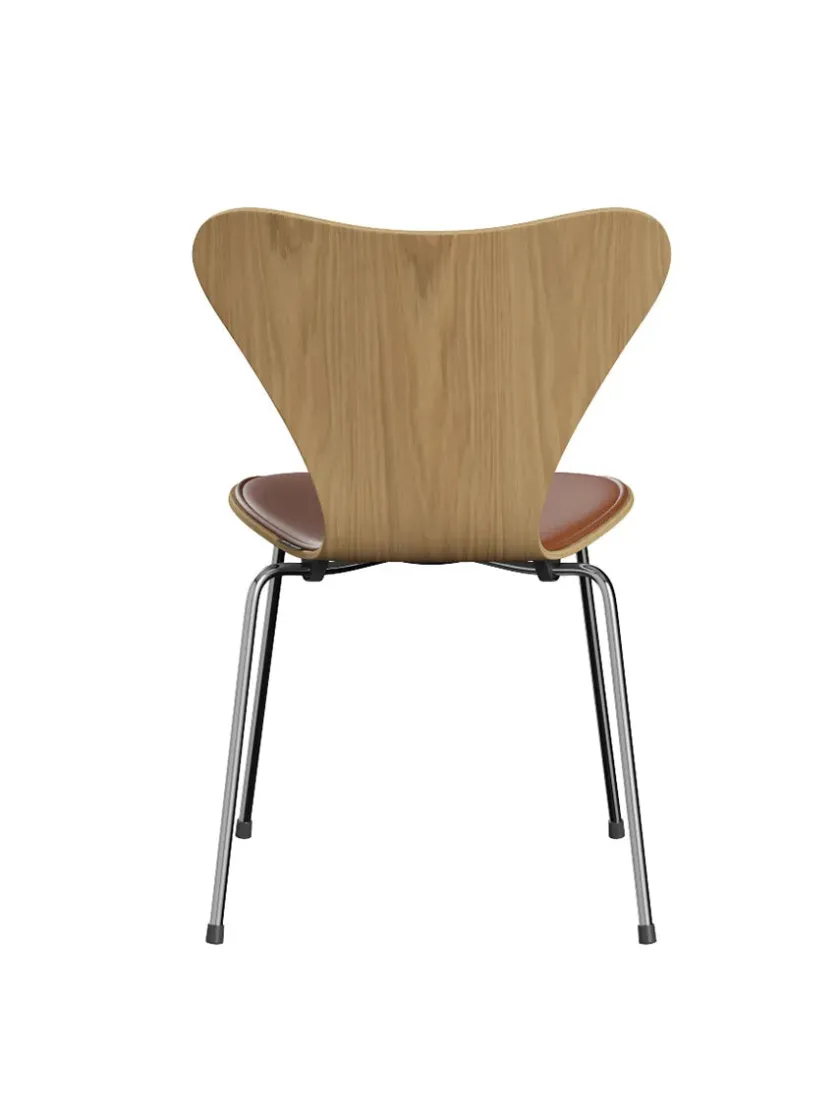 Fritz Hansen Spisebordsstole<3107 Serie 7 Stol, forsidepolstret af Arne Jacobsen
