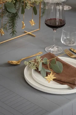 Georg Jensen Kalenderlys & Julelysestager|Juletræspynt<2024 Stjerne Lyseholder, guldbelagt fra