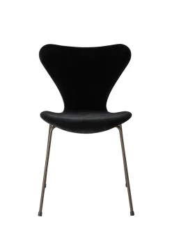 Fritz Hansen Spisebordsstole<3107 Stol, fuldpolstret velour af Arne Jacobsen