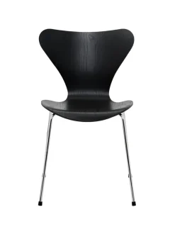 Fritz Hansen Gaver Til Ham|Spisebordsstole<3107 stol i sort ask af Arne Jacobsen